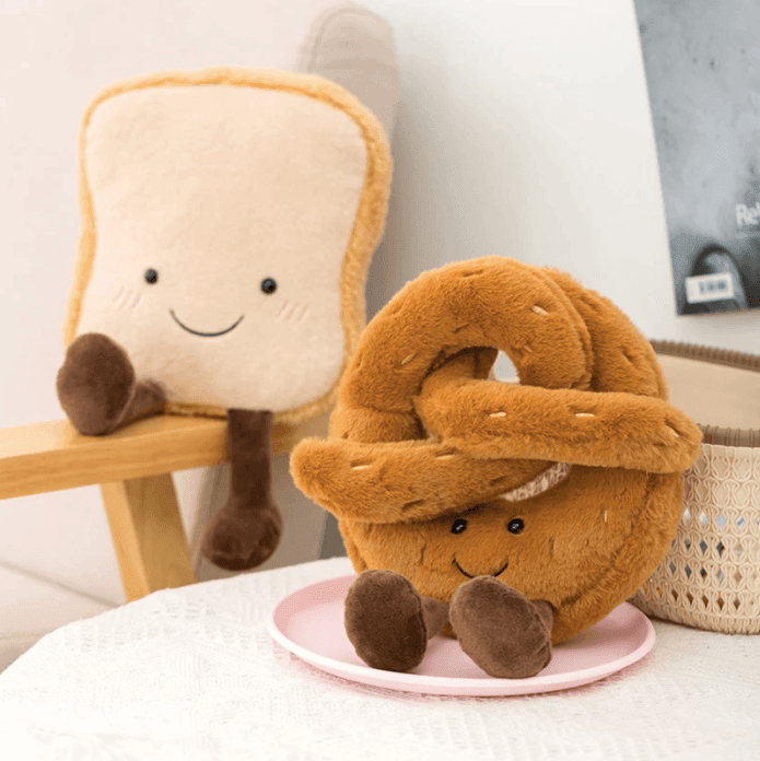 Croissant Plush Toy  Soft Food-Themed Cuddle Companion - Detailed view