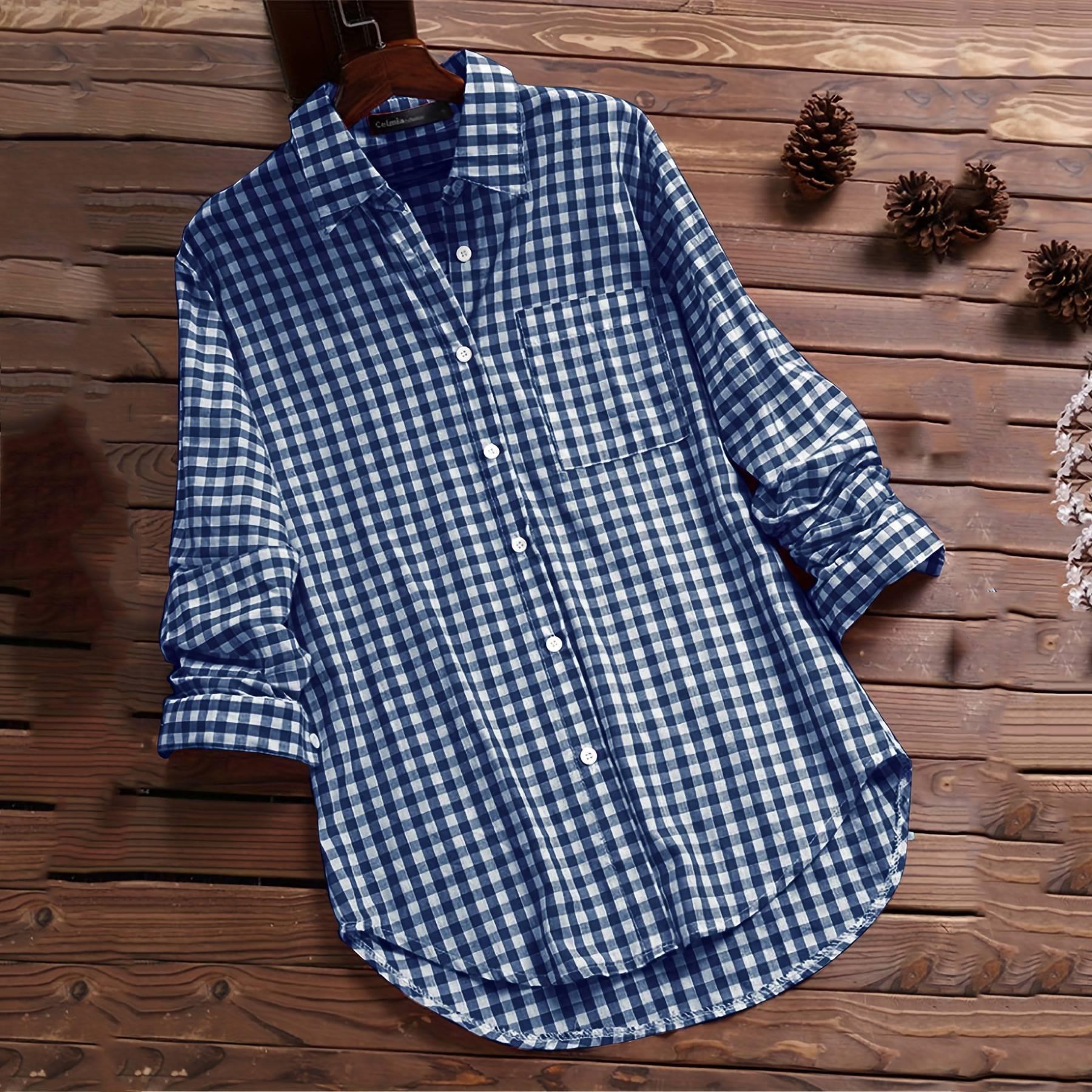 Effortless Women's Blouse With Long Sleeves 2