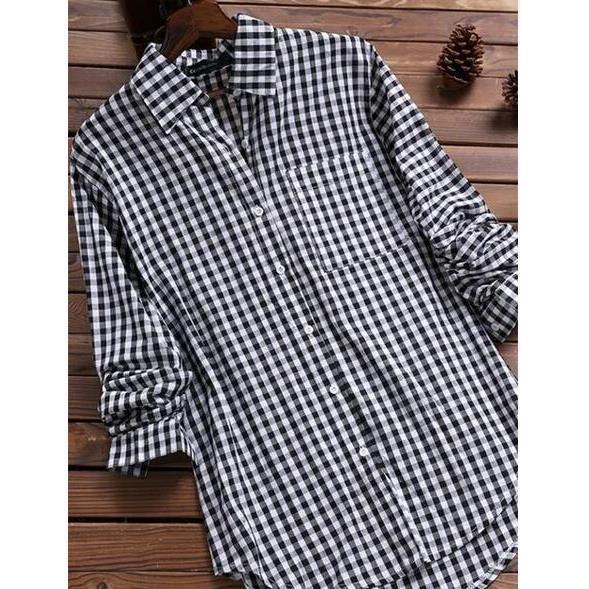 Effortless Women's Blouse With Long Sleeves 5