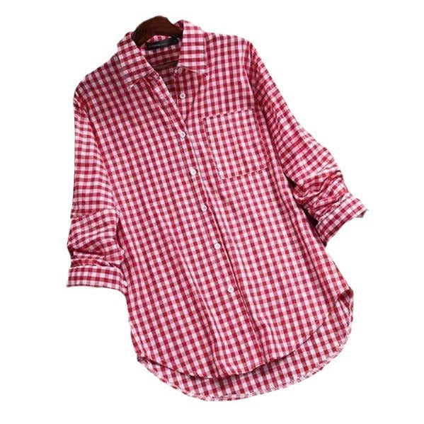 Effortless Women's Blouse With Long Sleeves 6