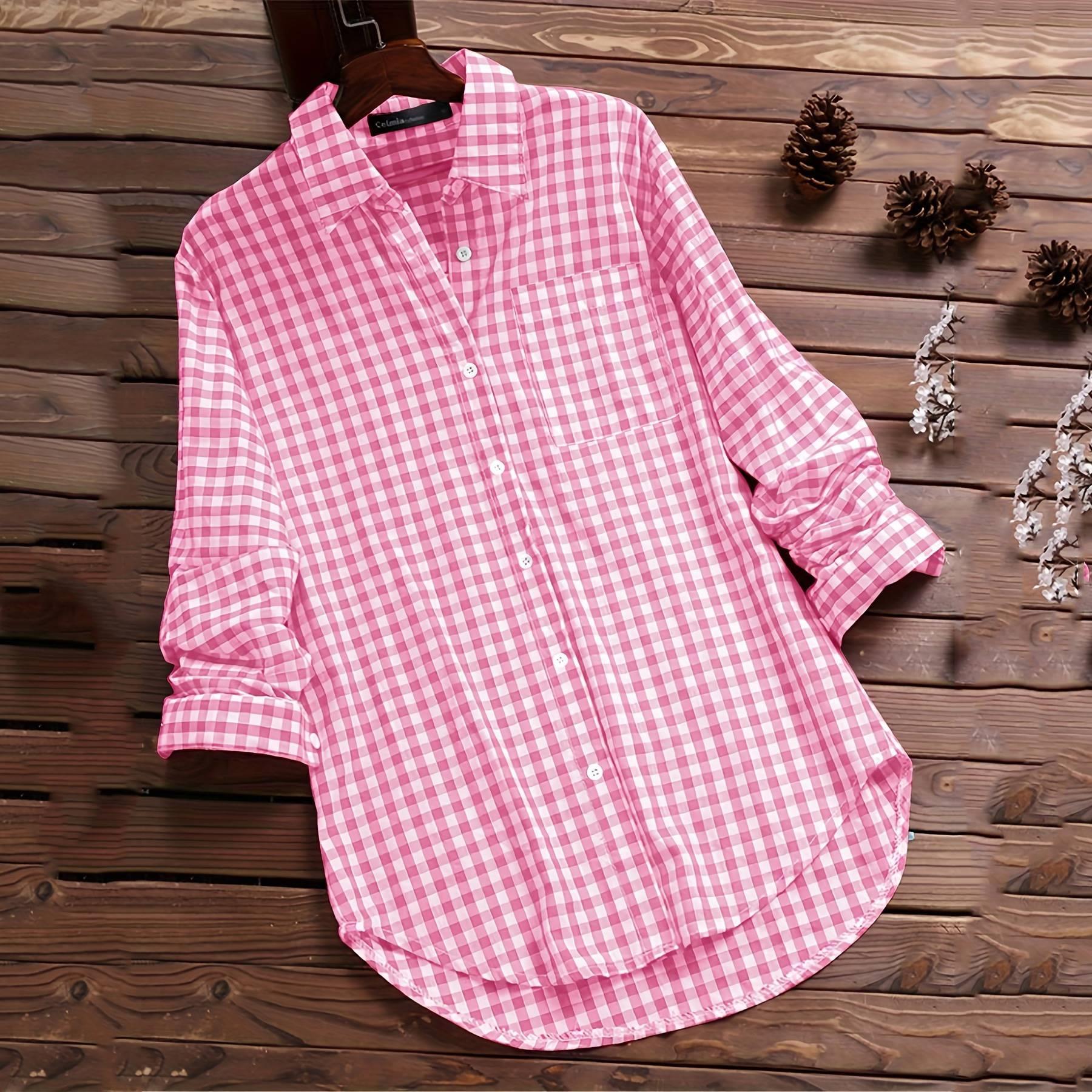 Effortless Women's Blouse With Long Sleeves 7