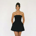 Elegant Black Cocktail Dress for Women