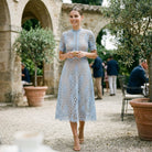 Elegant Lace Midi Dress for Wedding Guests and Formal Events