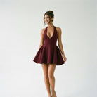 Elegant Off-Shoulder A-Line Mini Dress for Summer Parties