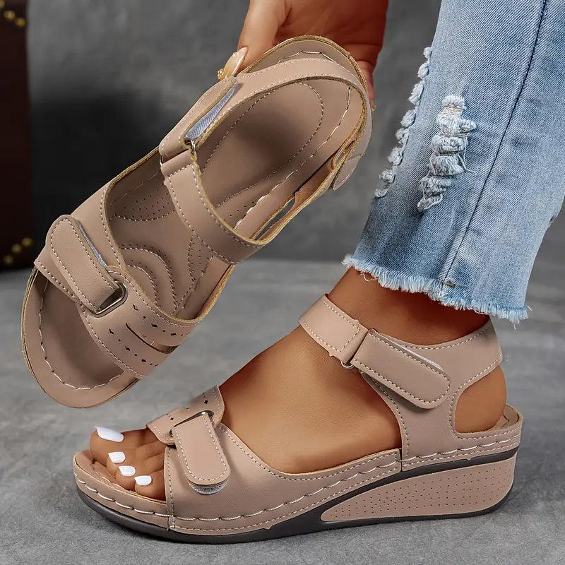 Elegant Orthopedic Sandals for Women with Wedge Heel | All-Day Comfort and Adjustable Fit 5