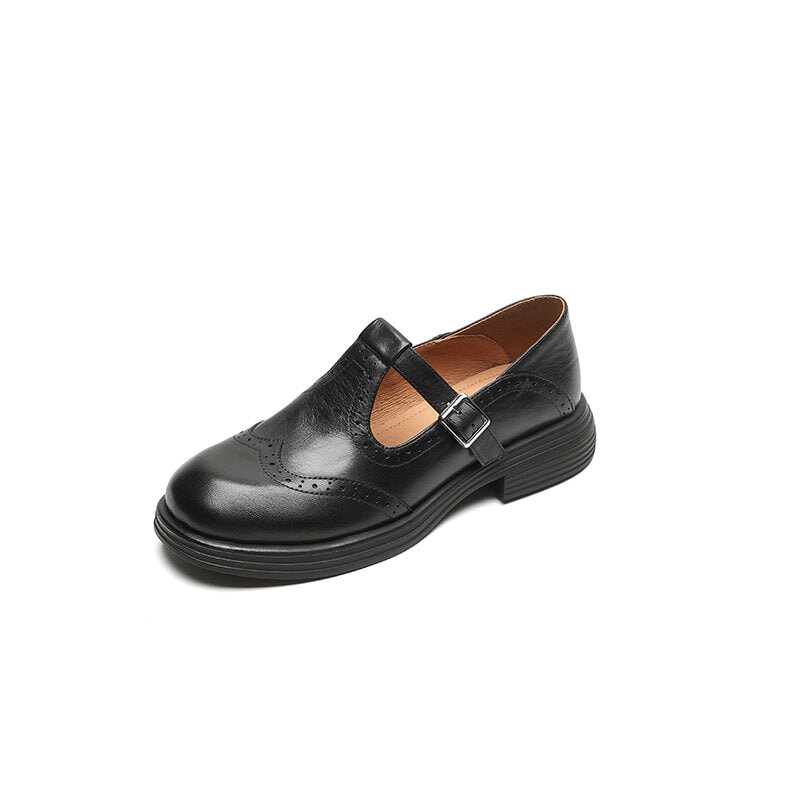 Elegant Vegan Leather Mary Jane Sandal with Cushioned Insole | Timeless Style for All-Day Comfort 8