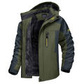 Mens Winter Parka  Waterproof Fleece Lined Heavy Duty Jacket - Product showcase