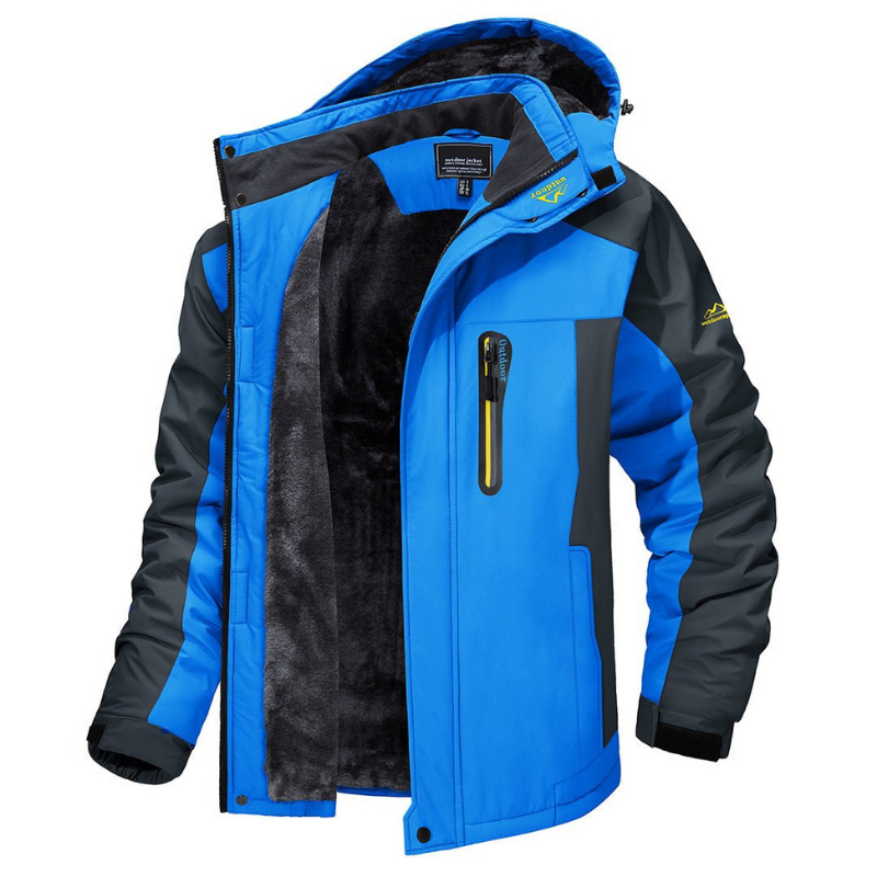 Waterproof Winter Parka  Fleece Lined Mens Cold Weather Jacket - Product example