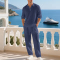 Endy | Men's Leisure Suit – Comfortable, Stylish & Breathable Cotton Blend 0