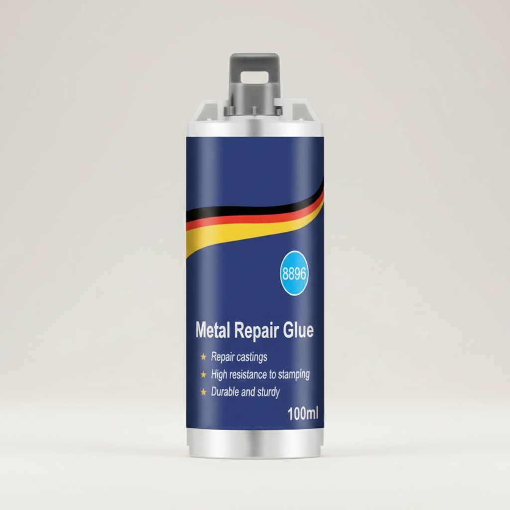 High-Performance Metal Repair Glue | Industrial Adhesive for Cast Iron, Steel & Aluminum | Heat Resistant & Waterproof | 100ml Liquid Metal Repair Kit | Silver