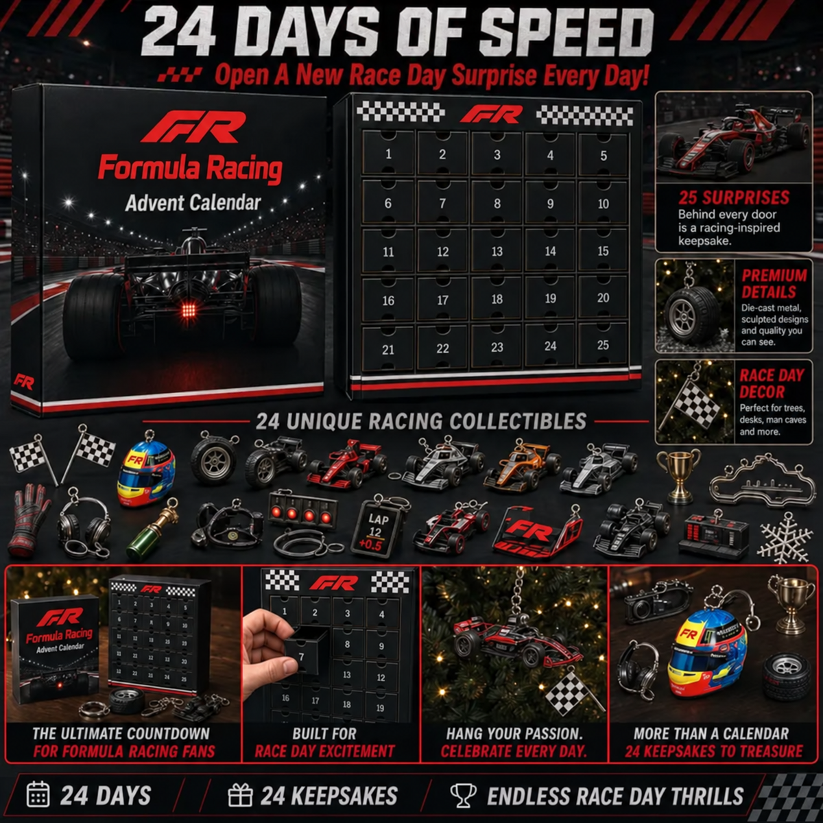 Formula Racing Advent Calendar – 24 Days of Racing Surprises