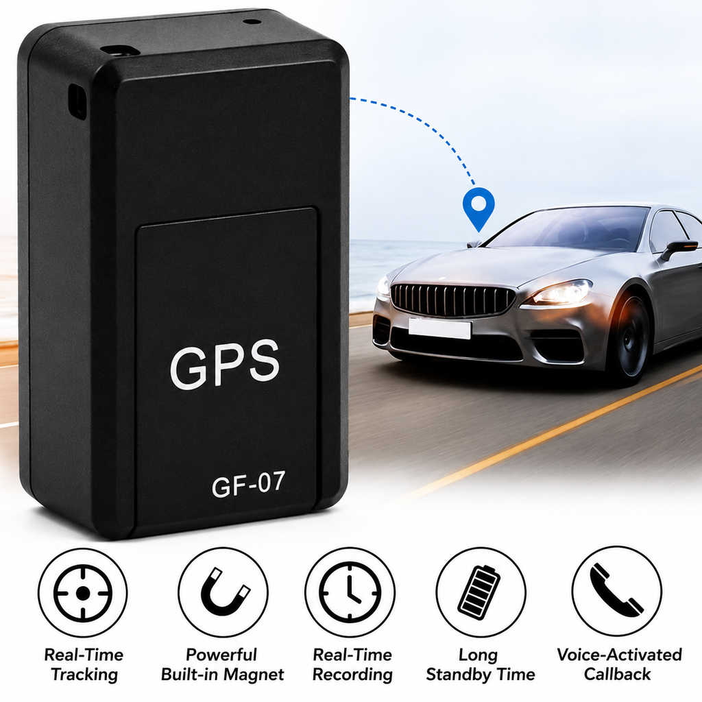 GPS Tracker | Mini GPS Tracker ohne Abo | Echtzeit-Ortung | Magnetisch & Unauffällig | Locaro