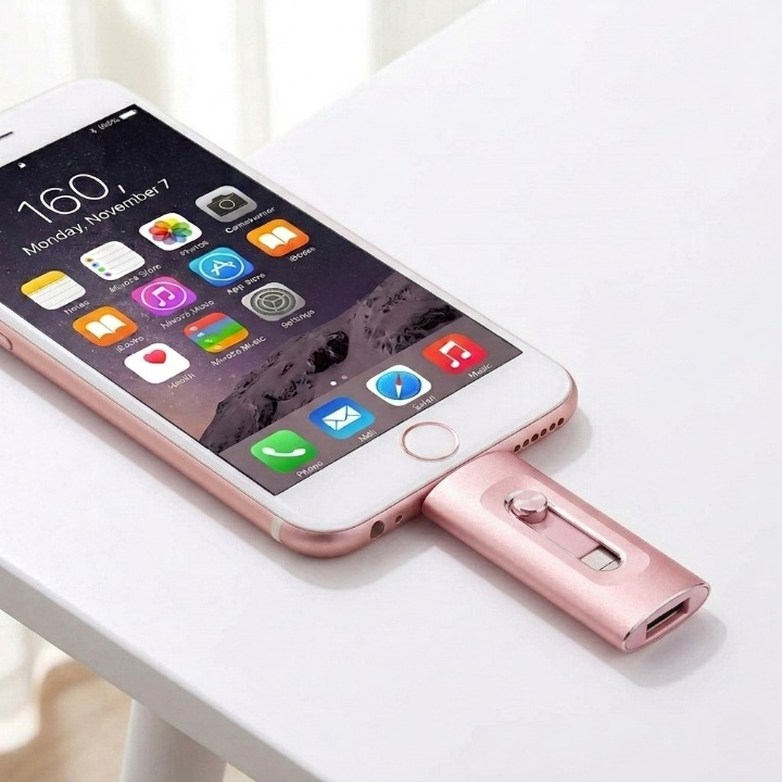 3-in-1 USB Flash Drive — More Storage for iPhone, Android & PC