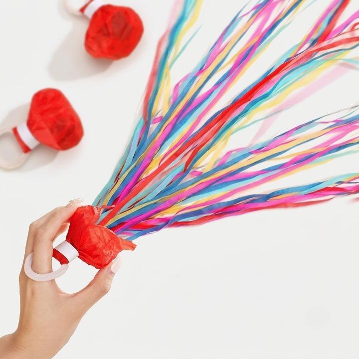 Paper Throw Streamers – Biodegradable, Mess-Free, 10 Pieces
