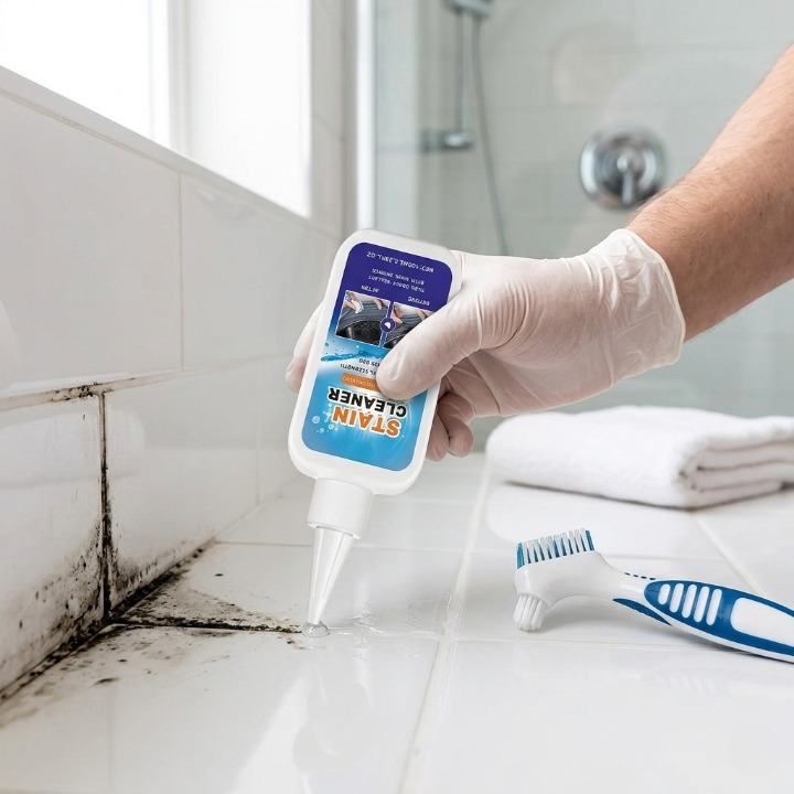 Mold Remover Gel with Brush — No Scrubbing, Deep Action, 100 ml