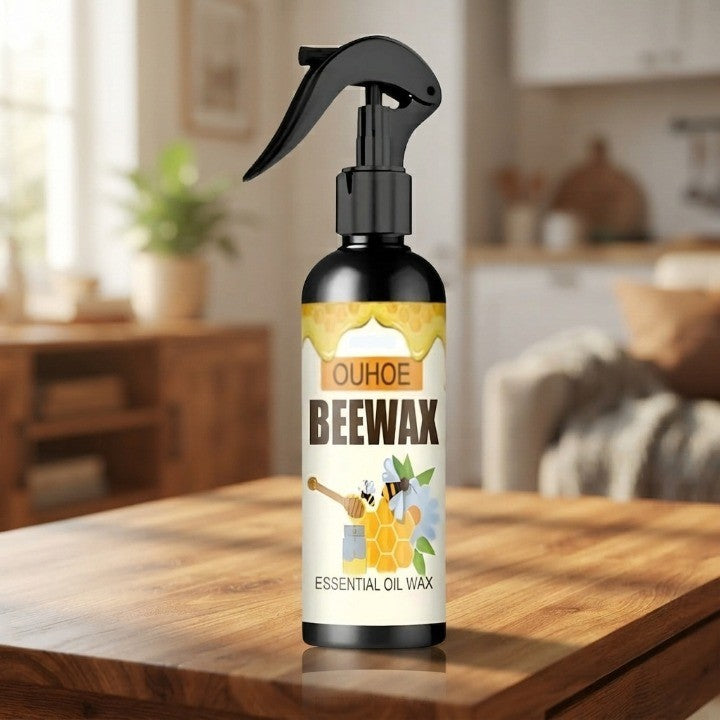 Spray per la Cura del Legno con Cera d'Api – Lucentezza Naturale Senza Sostanze Chimiche Aggressive