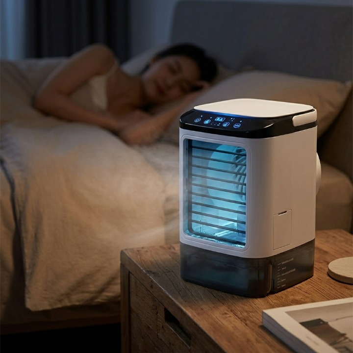 3-in-1 Air Cooler — Cooling, Ventilating & Humidifying, 900 ml Tank