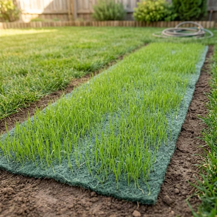 Organic Grass Seed Mat Double Pack | Simply Roll Out & Let the Grass Grow