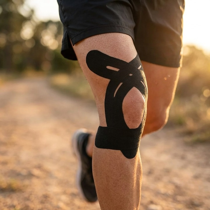 Pre-cut Kinesiology Tape for Knees – Breathable & Comfortable