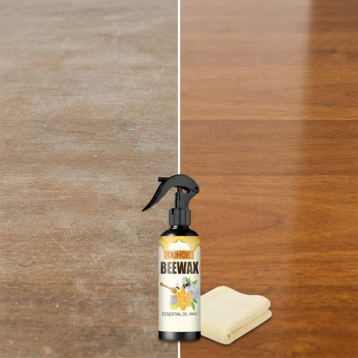 Spray per la Cura del Legno con Cera d'Api – Lucentezza Naturale Senza Sostanze Chimiche Aggressive