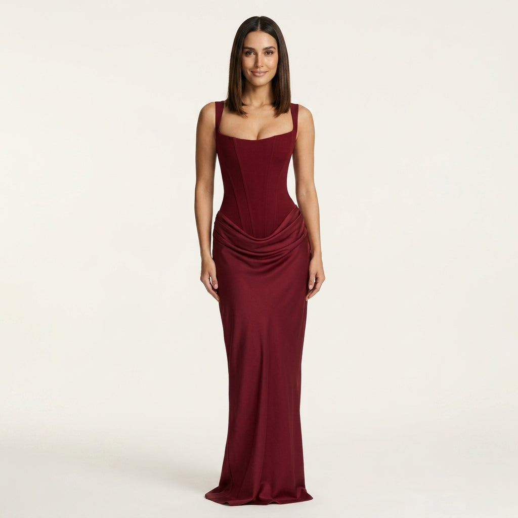 Bodycon Corset Maxi Dress