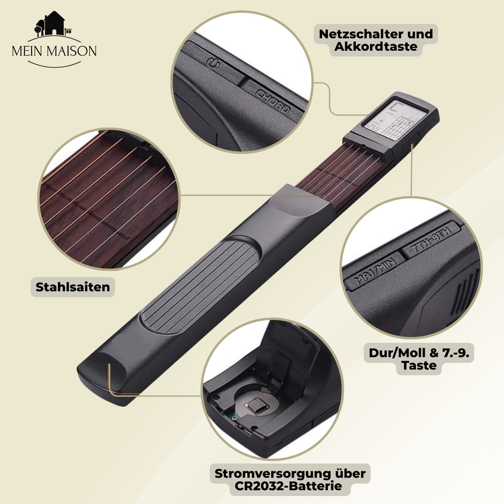 Pocket Guitar Trainer – Učení kytary snadno a rychle!
