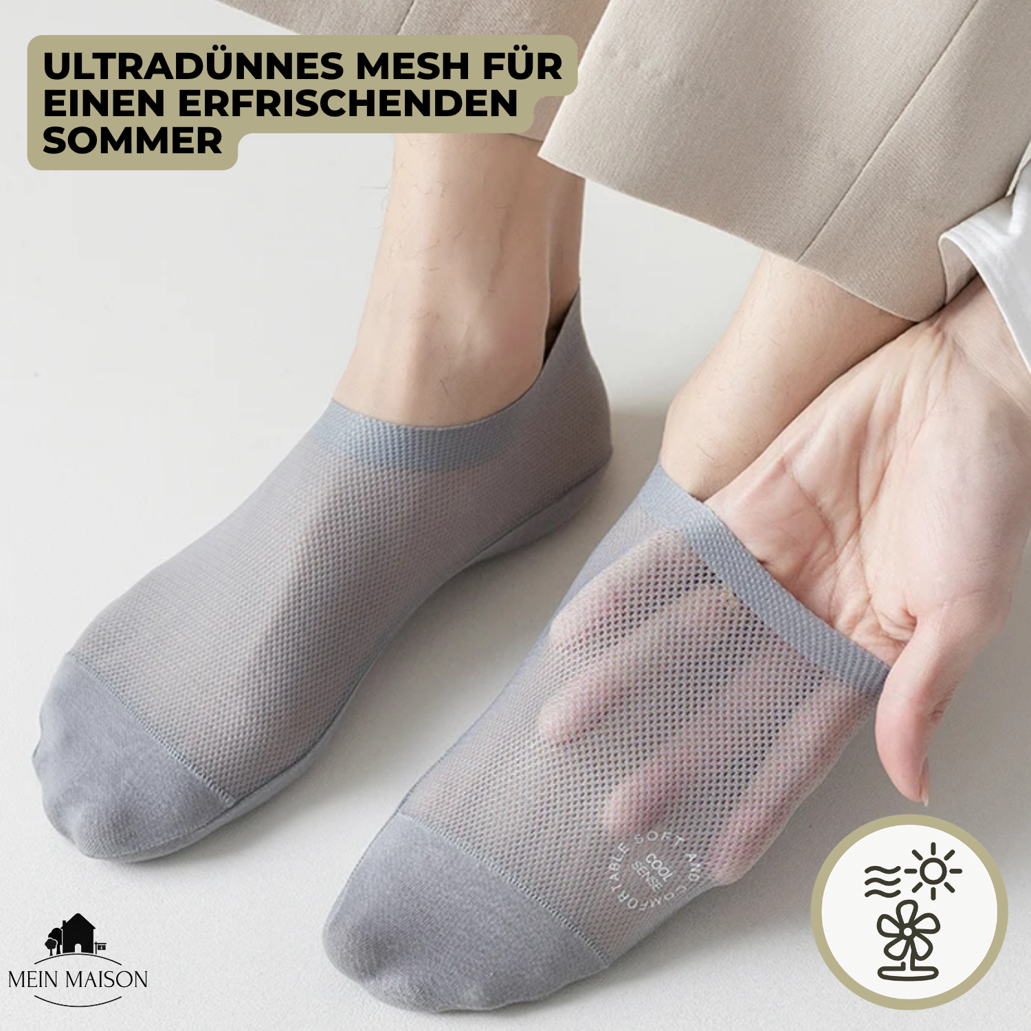 BareGrip – Invisible Anti-Slip Socks (3+3 FREE)