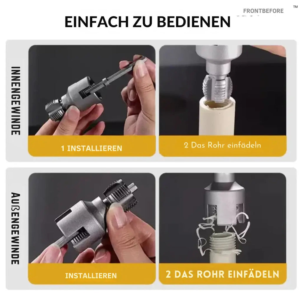 Gewindeschneider-Set – Für defekte Rohre & neue Anschlüsse Mivoza Deutschland