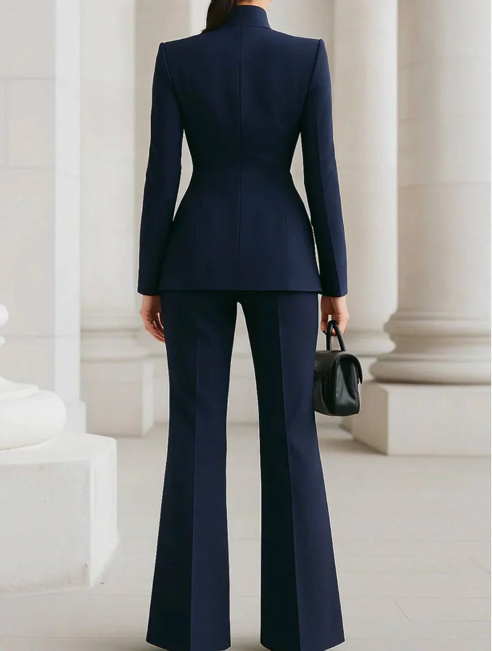 Giselle | Elegant Blazer & Palazzo Trousers Set 4