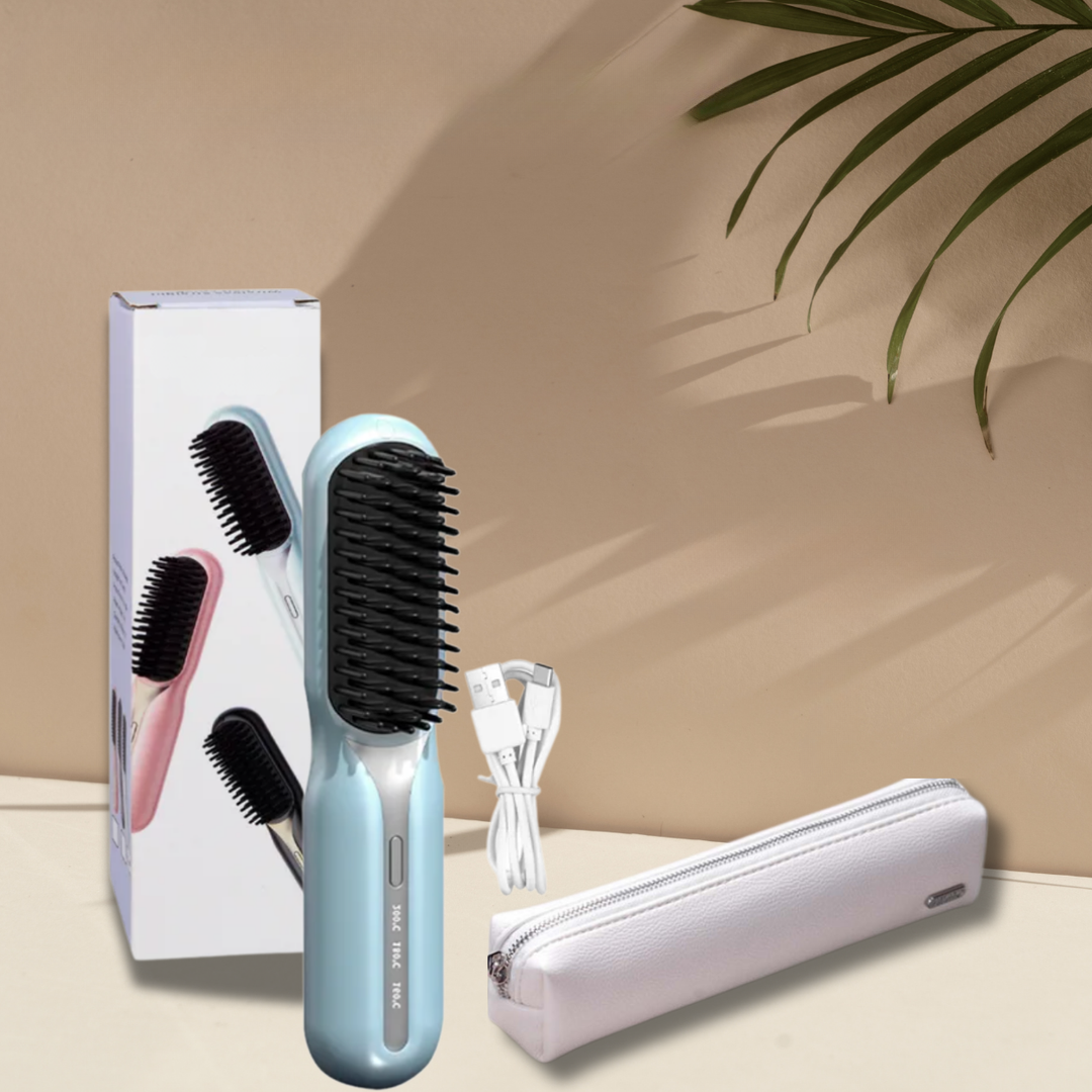 Glätteisen | Kabellose Glättbürste | Schnelles Styling & Glänzendes Haar | IonFlex Styler