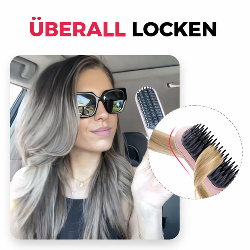 Glätteisen | Kabellose Glättbürste | Schnelles Styling & Glänzendes Haar | IonFlex Styler