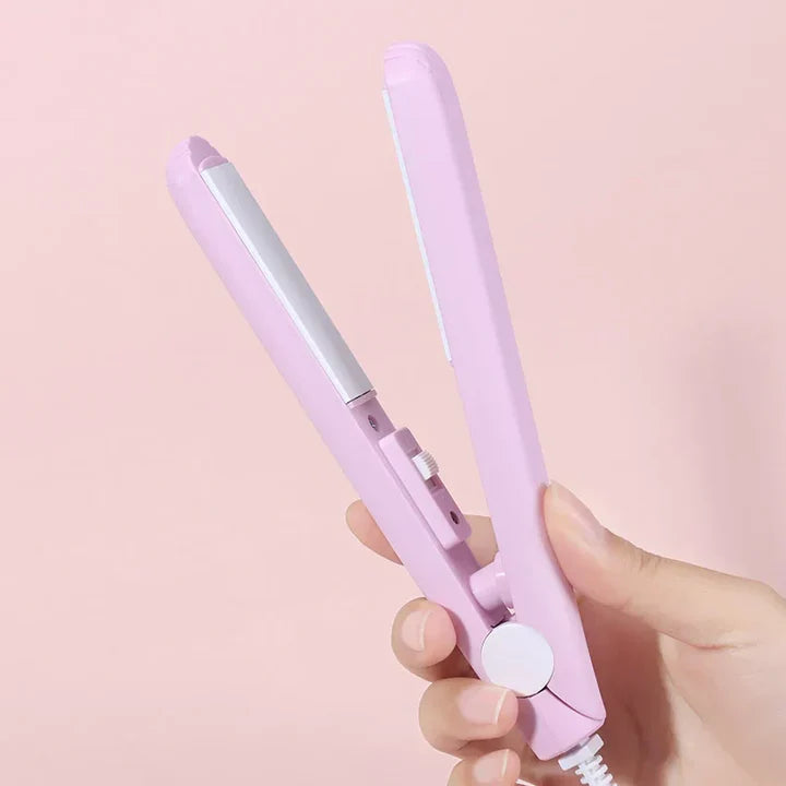 Glätteisen | MIni Lockenstab | 2-in-1 Styling | Cera-Mic Keramik