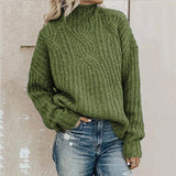 Women’s Soft Knit Sweater – Elegant Crew Neck Jumper for Layering & Everyday Wear