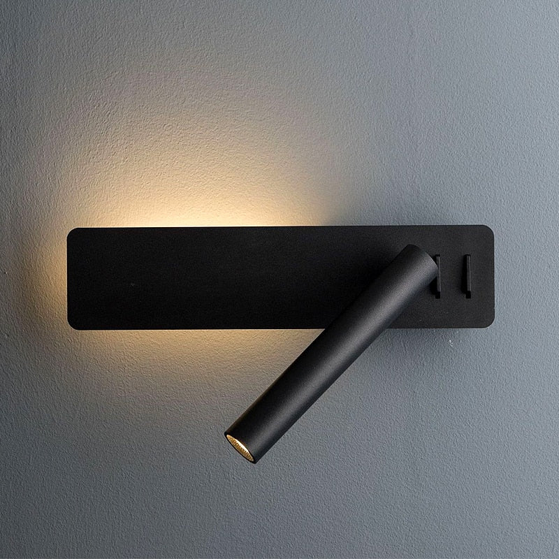 Rotatable LED Bedside Reading Wall Light