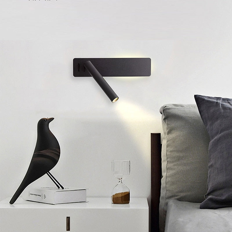 Rotatable LED Bedside Reading Wall Light