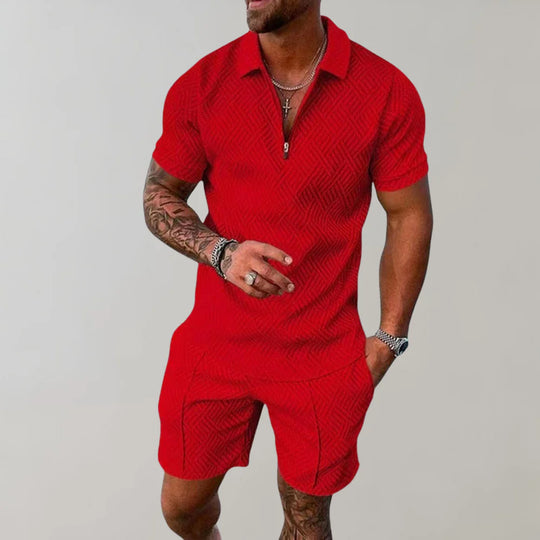Completo estivo casual da uomo in due pezzi