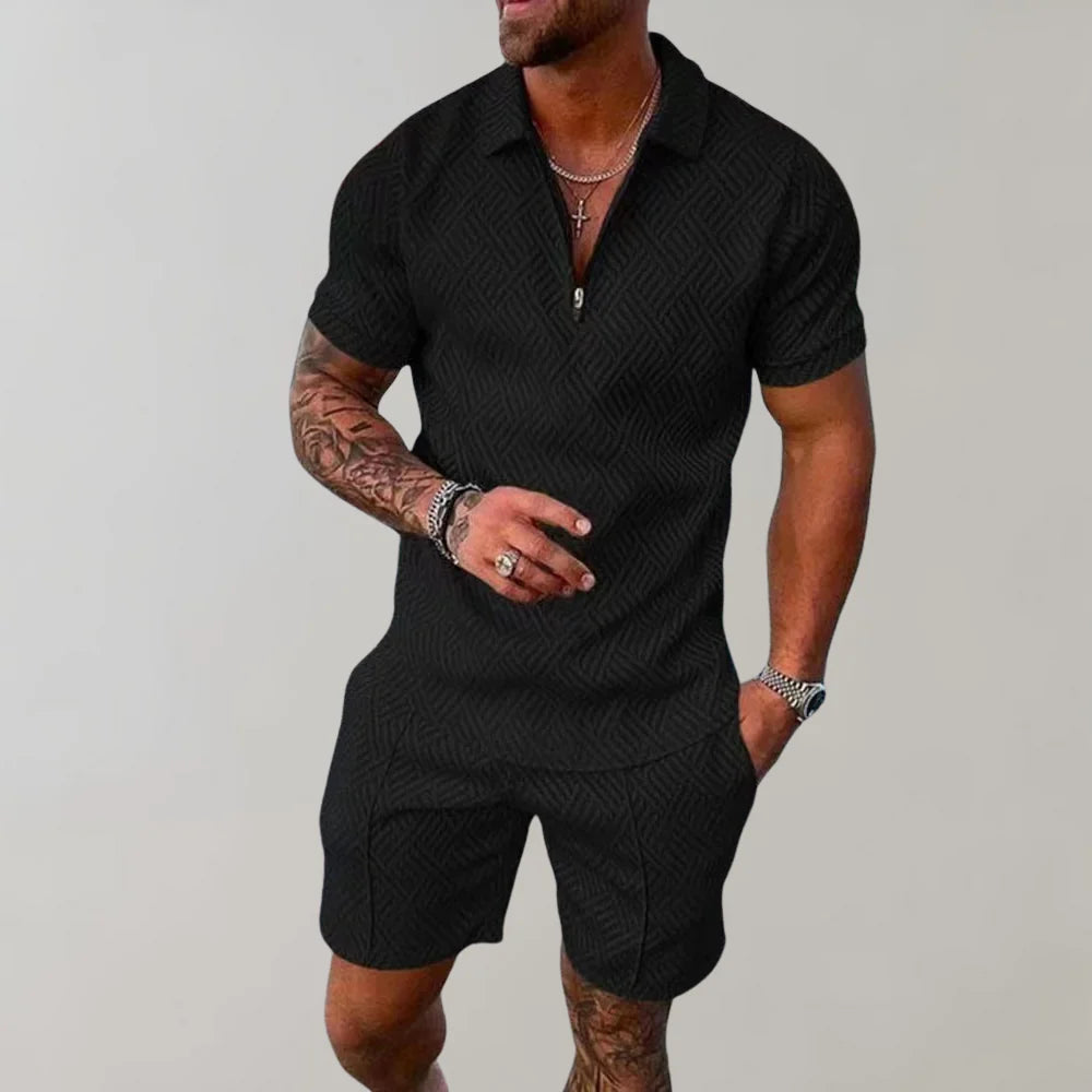 Completo estivo casual da uomo in due pezzi