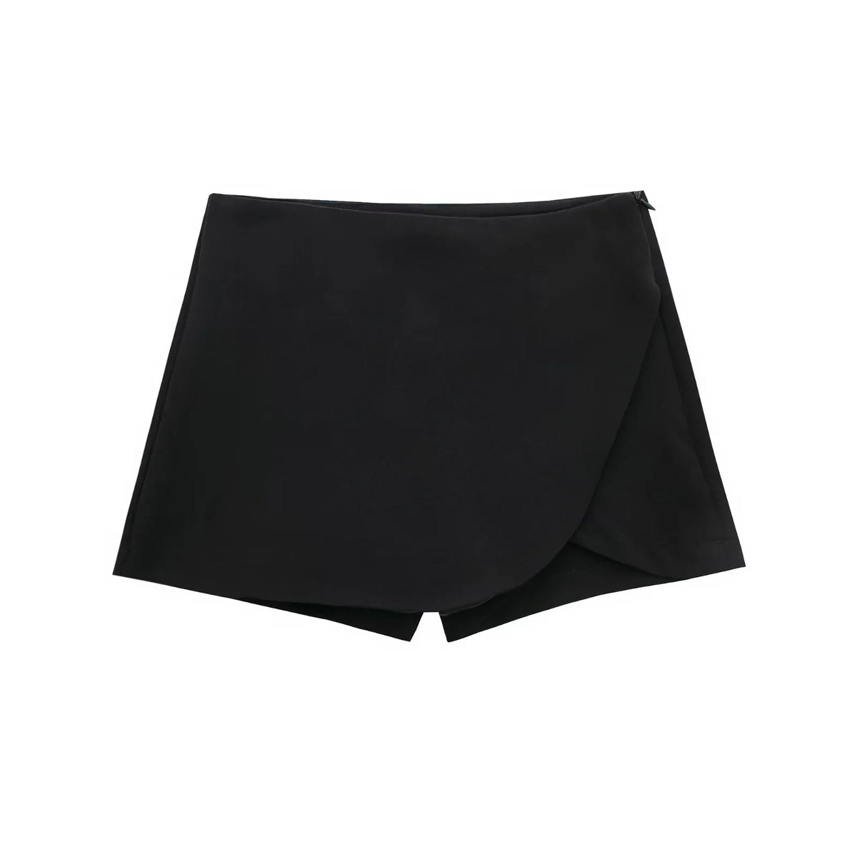 Women's wrap skort with elasticated waist