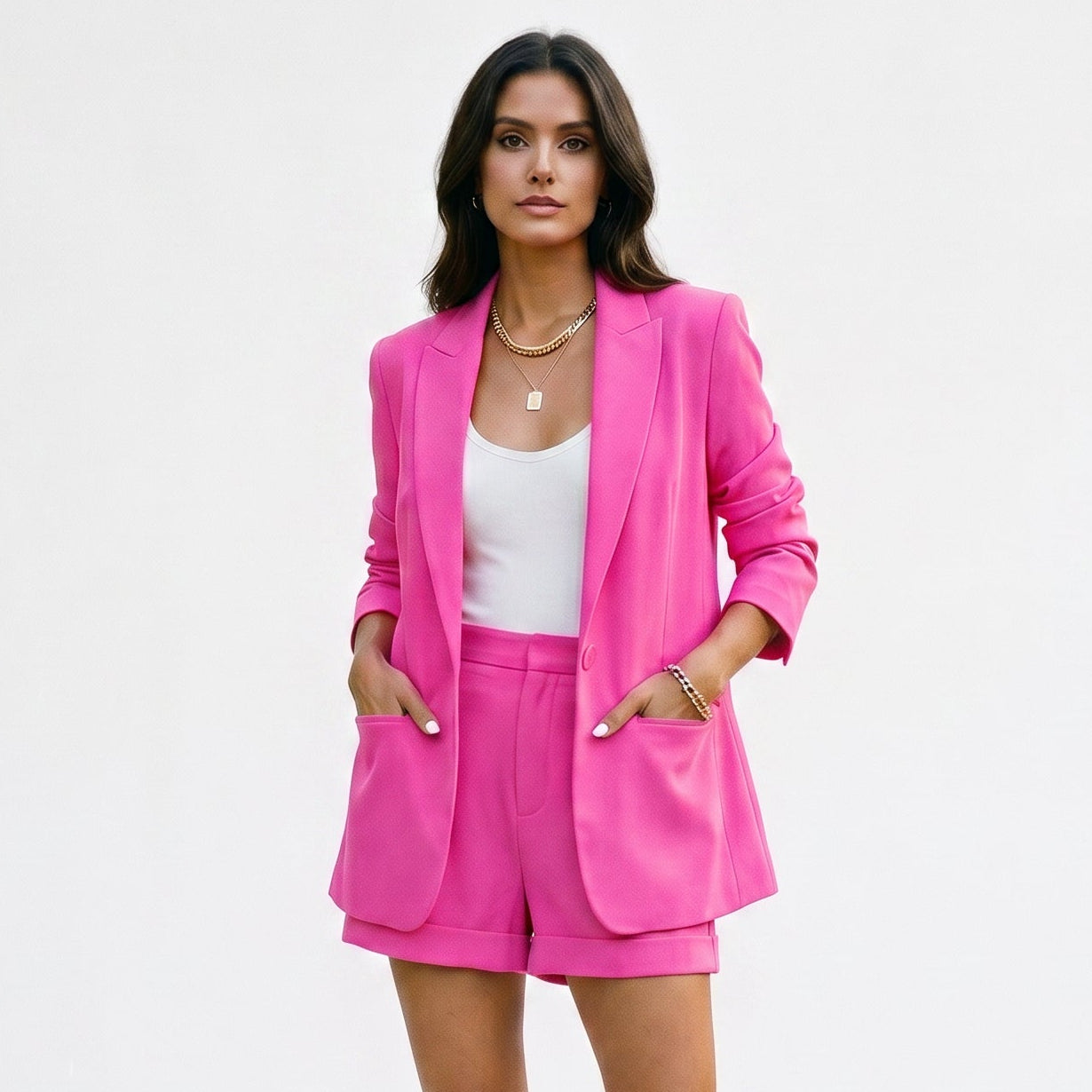 Isabella - Elegant Blazer and Shorts Set 2