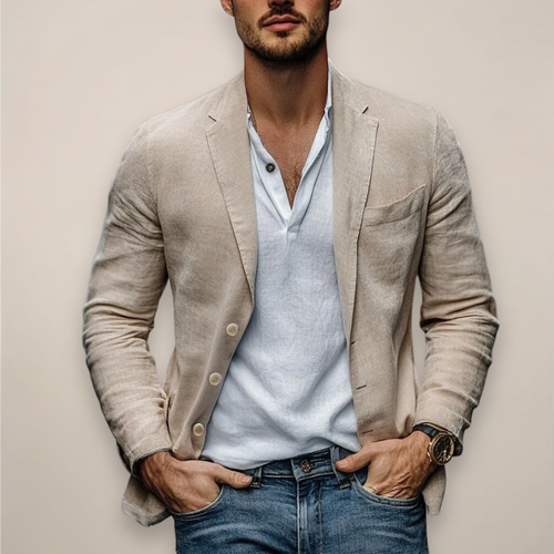 Jasper | Casual Blazer voor Heren met Moderne Zomerstijl 0