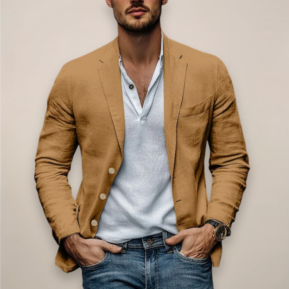Jasper | Casual Blazer voor Heren met Moderne Zomerstijl 2