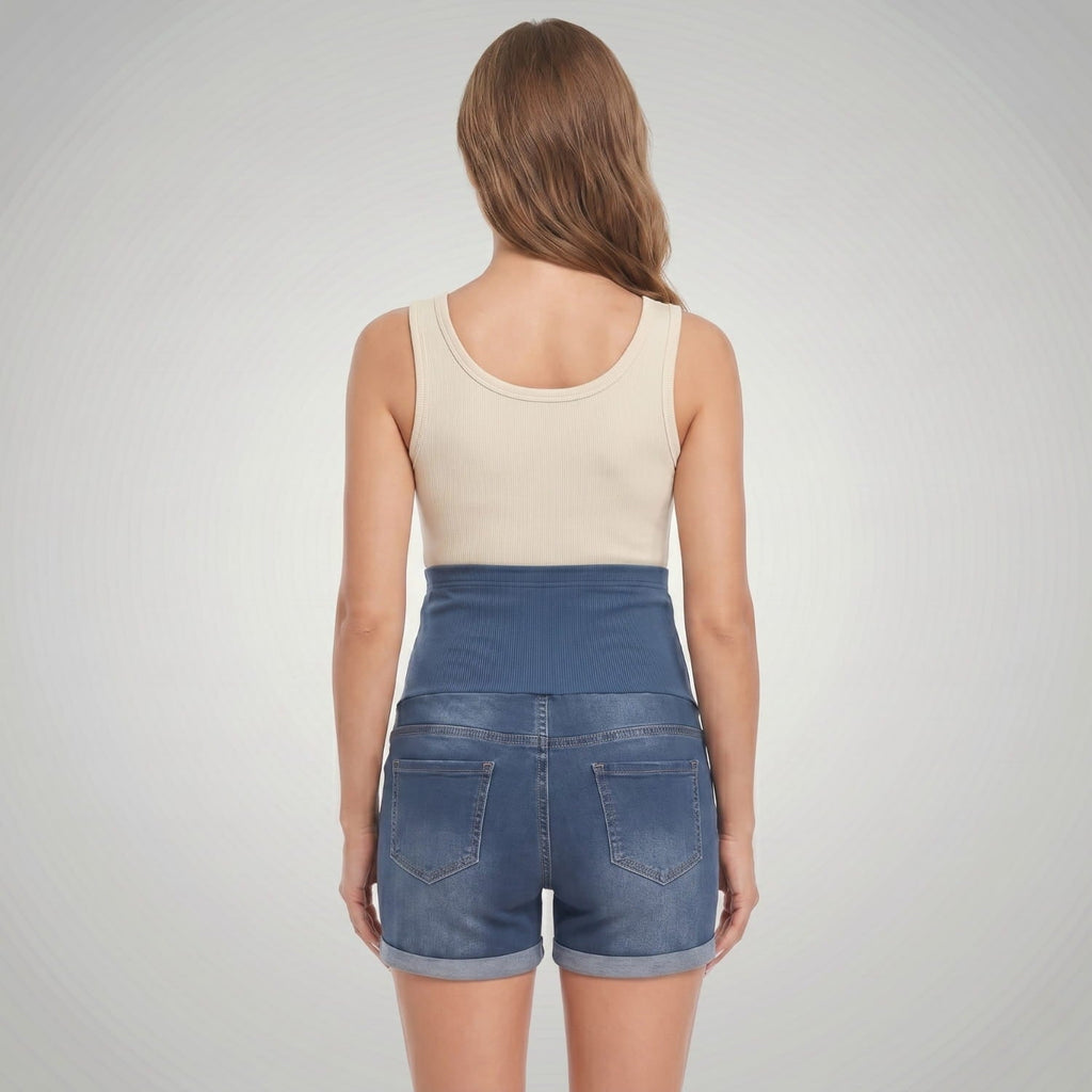 Shorts premaman in denim