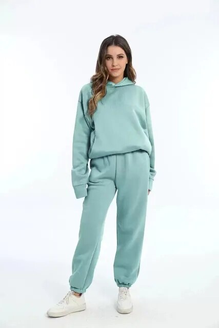 Women’s Tracksuit Set – Relaxed Hoodie & Joggers for Everyday & Loungewear Comfort
