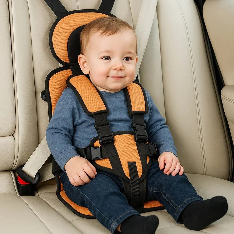Kindersitz | Faltbarer Reisesitz für unterwegs | Schnell montiert mit Gurtsystem | GoSeat