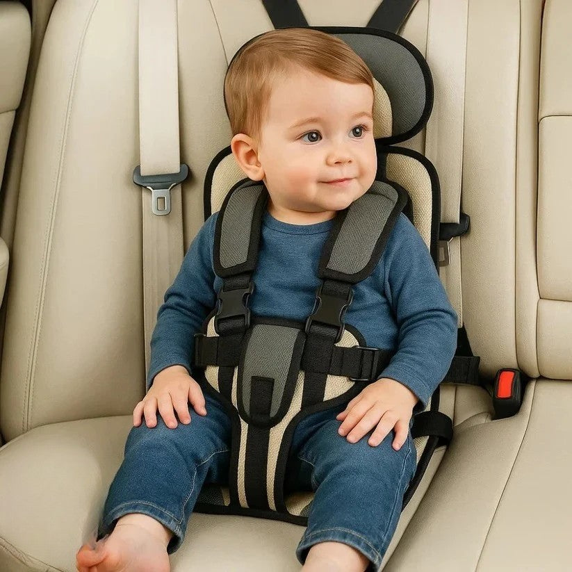 Kindersitz | Faltbarer Reisesitz für unterwegs | Schnell montiert mit Gurtsystem | GoSeat