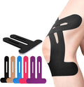 Kniebandage | Vorgeschnittenes Kinesio Tape | Atmungsaktive Knieunterstützung | Flexify