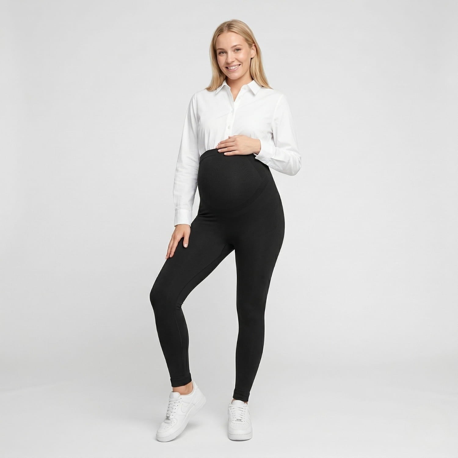 Leggings gravidanza con fascia