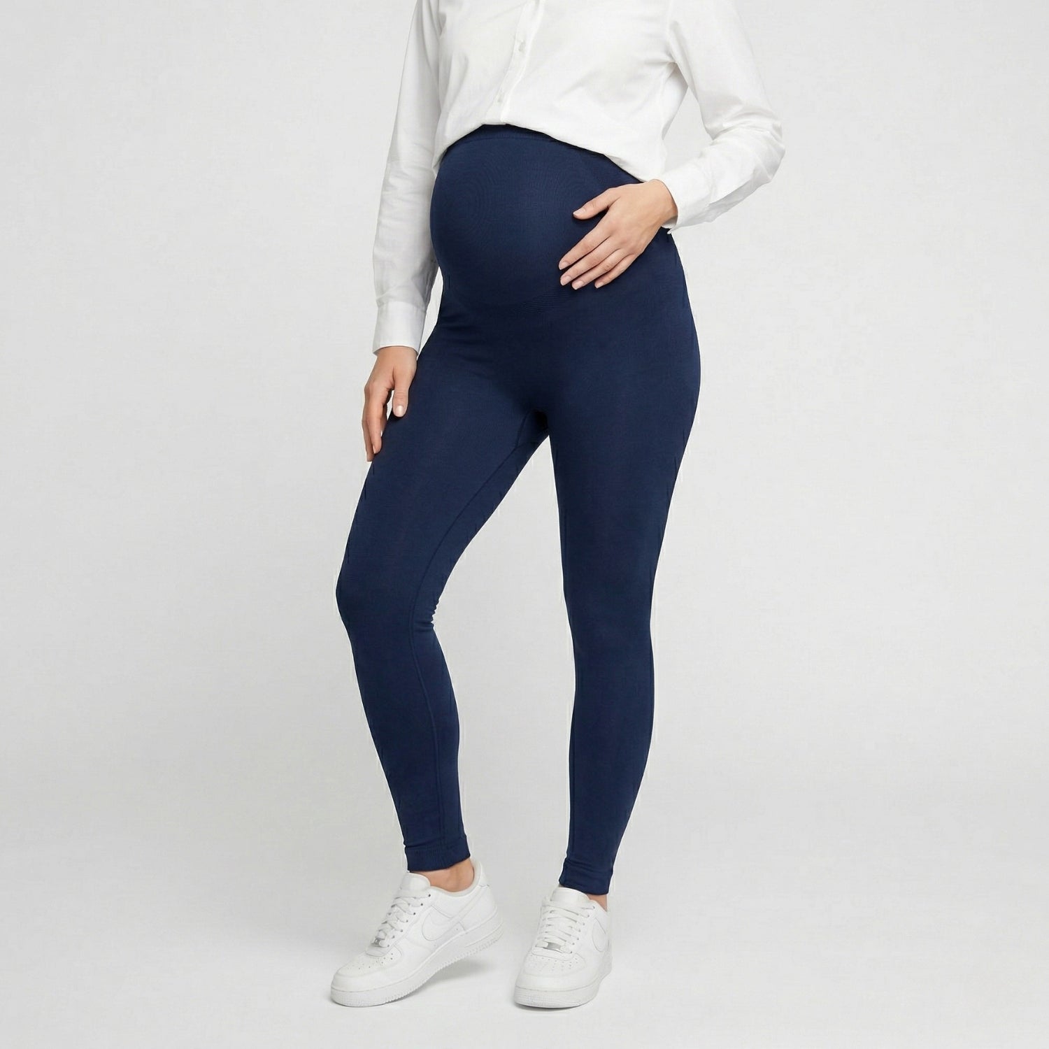 Leggings premaman blu
