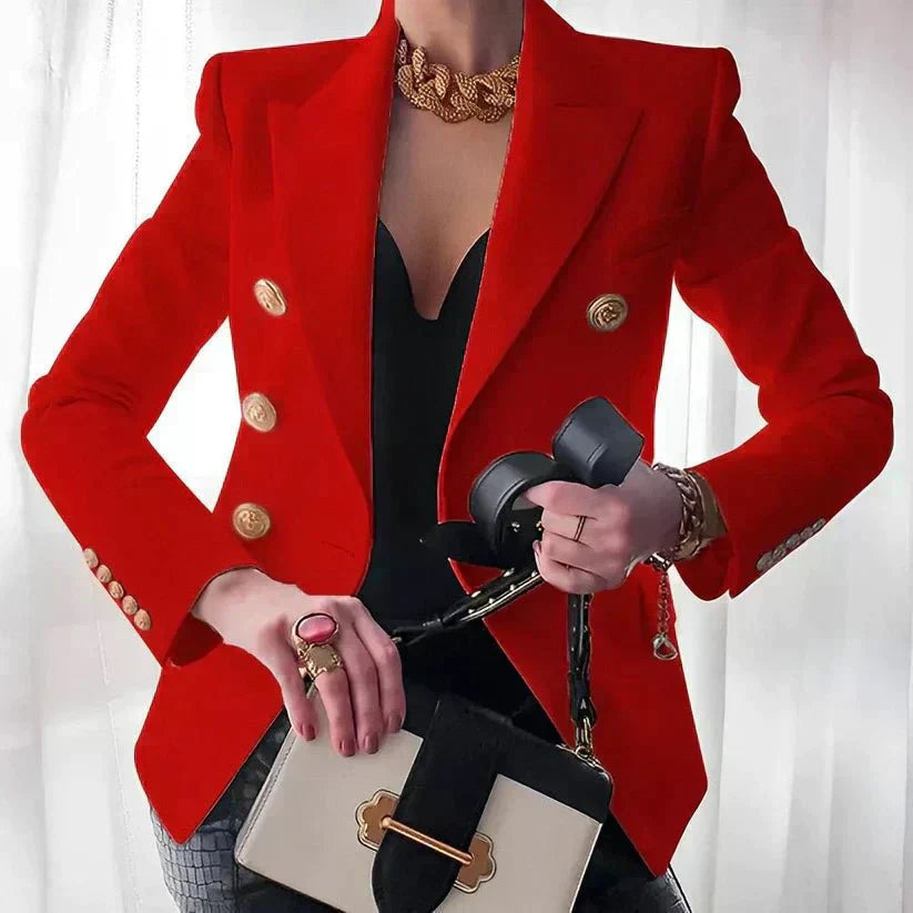 Lorana | Elegant Ladies Blazer with Double Buttons 2