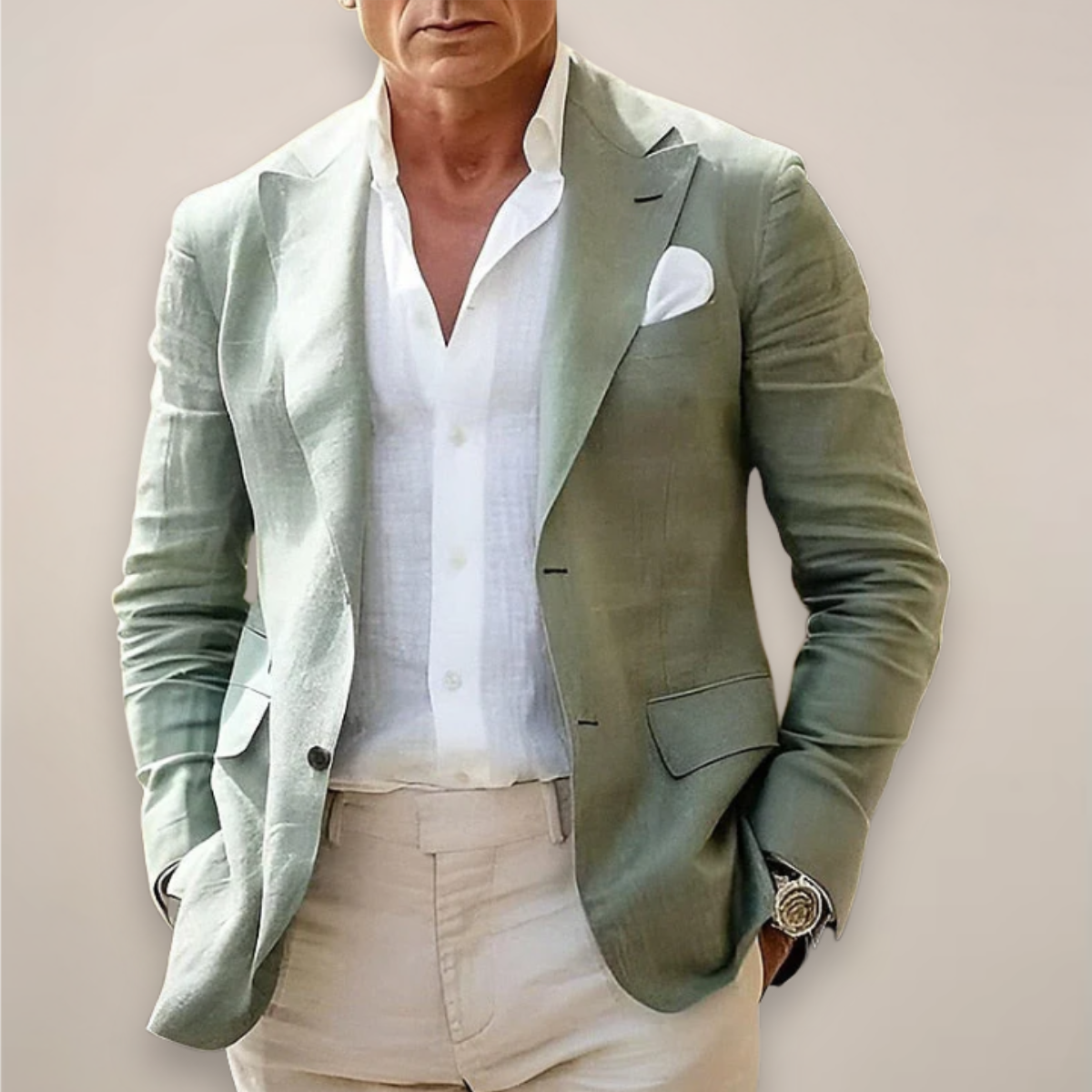 Luca | Casual Blazer voor Heren met Moderne Pasvorm voor Zomer 2